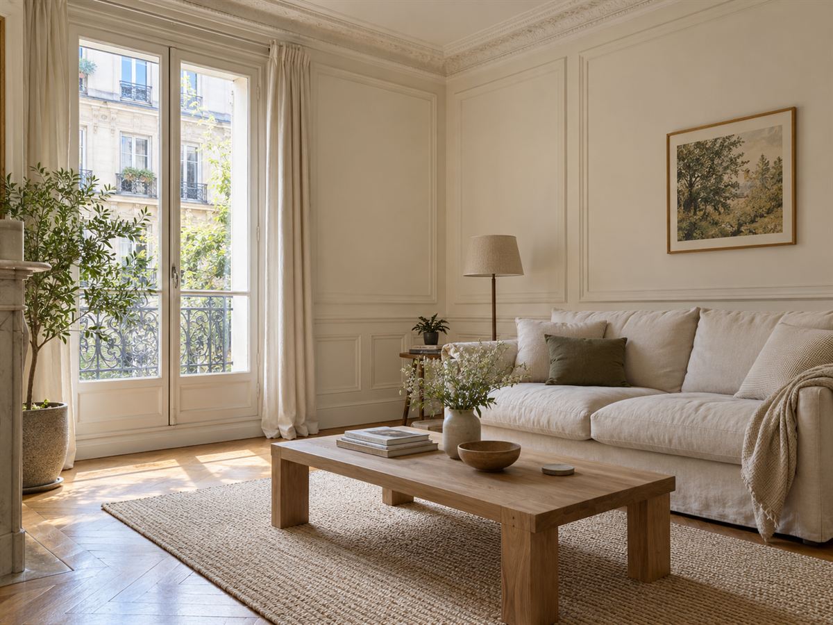 Original photo of a living room